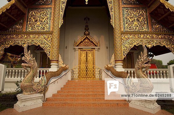 Wat Phra Singh  Chiang Mai Provinz Chiang Mai  Thailand  Südostasien  Asien
