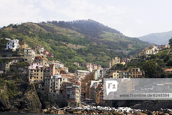 Europa UNESCO-Welterbe Cinque Terre Italien Ligurien Riomaggiore