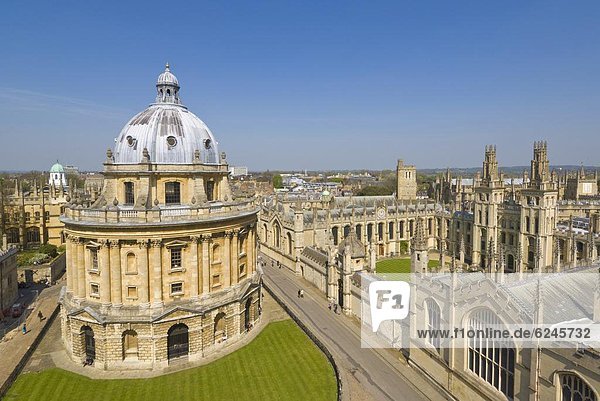 Dach  Kuppel  Europa  Großbritannien  Großstadt  Kuppelgewölbe  England  Oxford  Oxfordshire  Universität