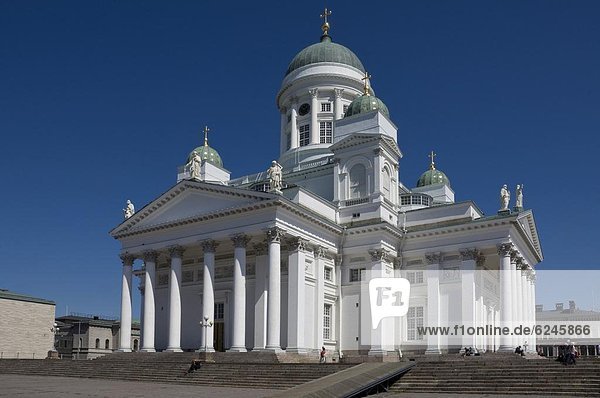 Helsinki  Hauptstadt  Europa  Finnland  Skandinavien  Senatsplatz