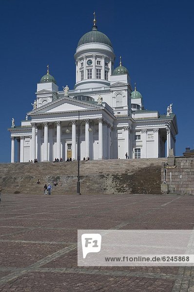 Helsinki  Hauptstadt  Europa  Kathedrale  Quadrat  Quadrate  quadratisch  quadratisches  quadratischer  Finnland  Skandinavien