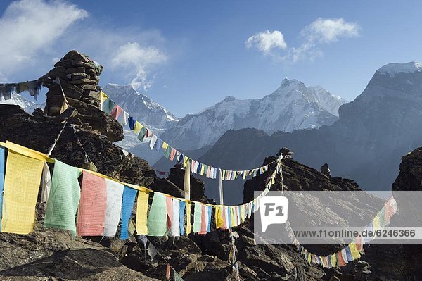 Gebetsfahne  Himalaya  Asien  Nepal