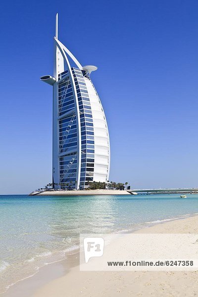 Hotel Burj Al Arab  Jumeirah Beach  Dubai  Vereinigte Arabische Emirate  Naher Osten