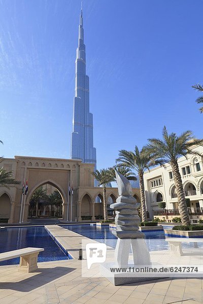 Vereinigte Arabische Emirate  VAE  Hotel  Palast  Schloß  Schlösser  Naher Osten  Innenstadt  Dubai