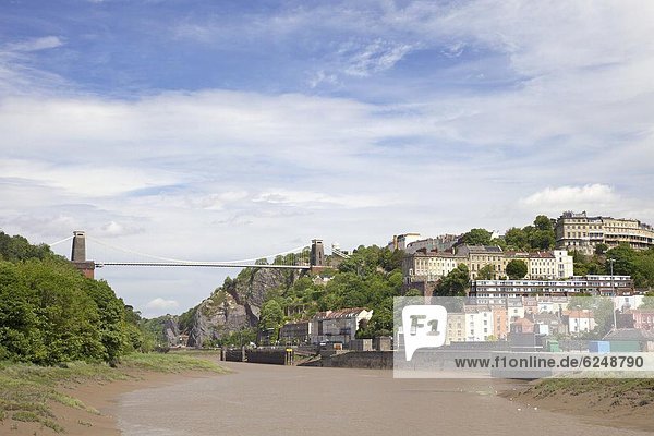 spannen  Europa  Großbritannien  Brücke  Fluss  Design  Schlucht  hängen  Bristol  England