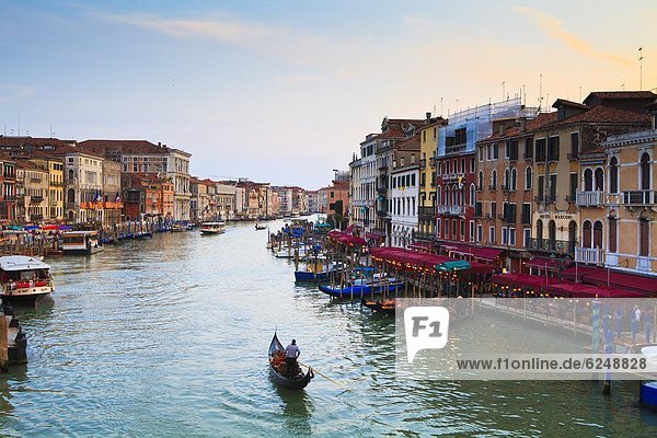 The Grand Canal  Venice  UNESCO World Heritage Site  Veneto  Italy  Europe