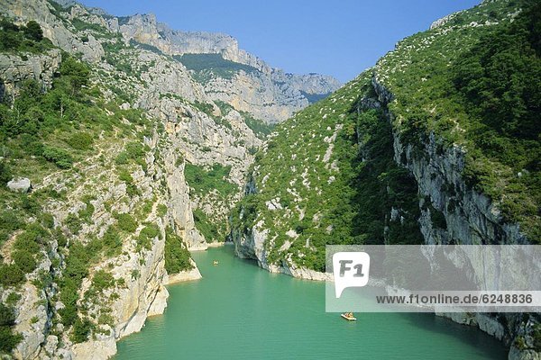 Frankreich Europa Ehrfurcht Provence - Alpes-Cote d Azur Schlucht