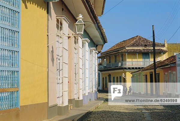 Street in the colonial town  Trinidad  Sancti Spiritus  Cuba