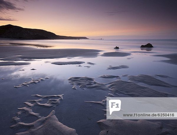 Wasser  Europa  Strand  Großbritannien  Sonnenaufgang  Sand  Schwimmbad  Cornwall  England