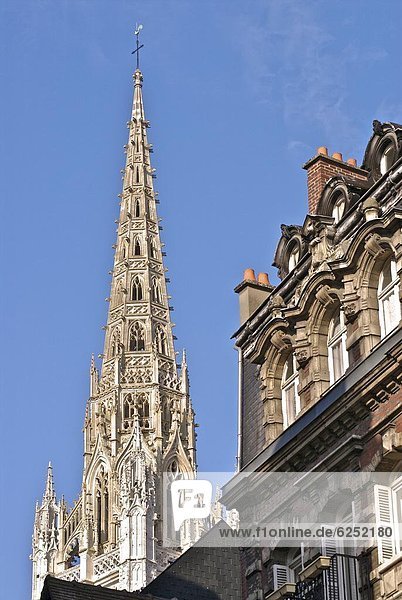 Frankreich  Europa  Kathedrale  Kirchturm  Altstadt  Jahrhundert  Normandie  Rouen