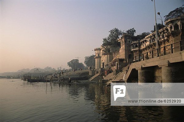 Fluss  vorwärts  Ganges  ghat  Asien  Indien