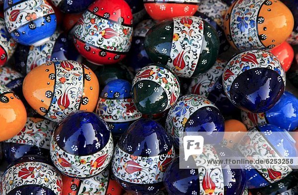 Blumenmarkt zeigen Tradition Großstadt Dekoration Tonstein Anatolien Eurasien Markt alt Türkei türkisch
