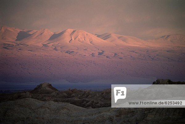 Tal Mond Atacama Chile Südamerika Valle