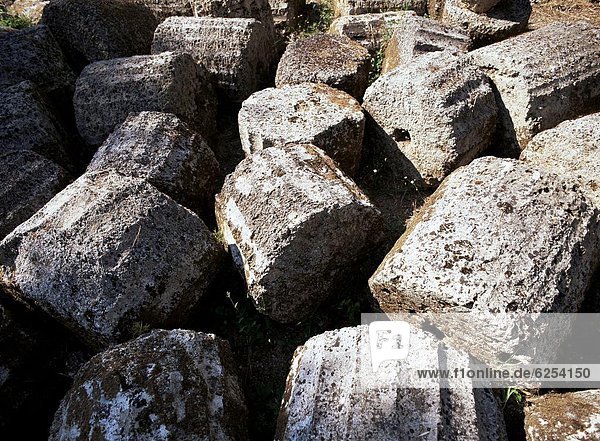 Europa  Ausgrabungsstätte  Griechenland  Olympia  Peloponnes