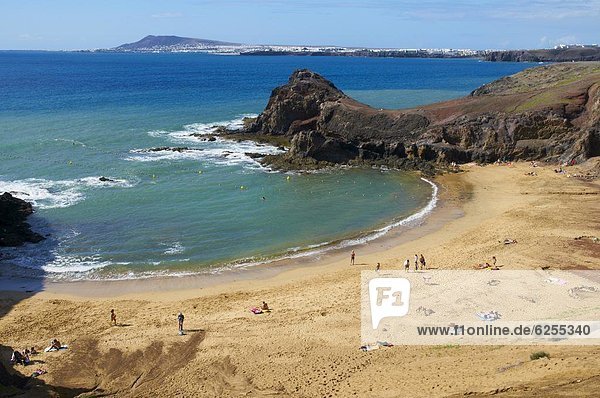 Papagayo Beach  Lanzarote  Canary Islands  Spain  Atlantic Ocean  Europe