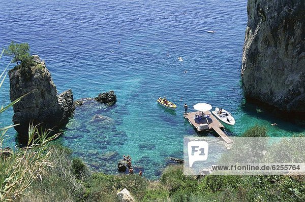 Europa Korfu Griechenland Ionische Inseln Paleokastritsa