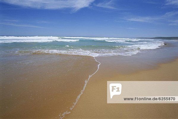 Sand and surf  Waitpinger Beach  Fleurieu Peninsula  South Australia  Australia  Pacific