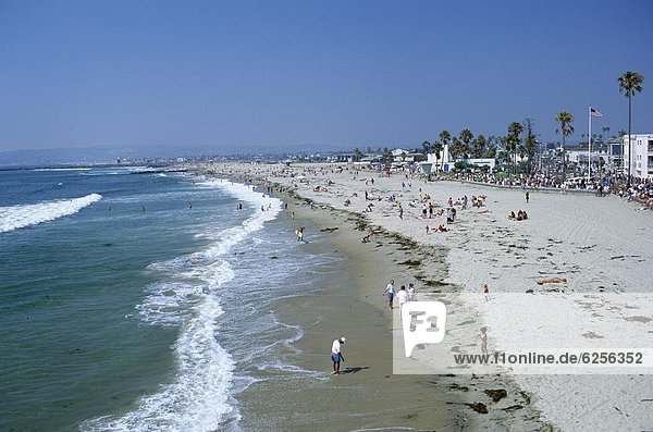 The beach at Ocean Beach  San Diego  California  United States of America (U.S.A.)  North America