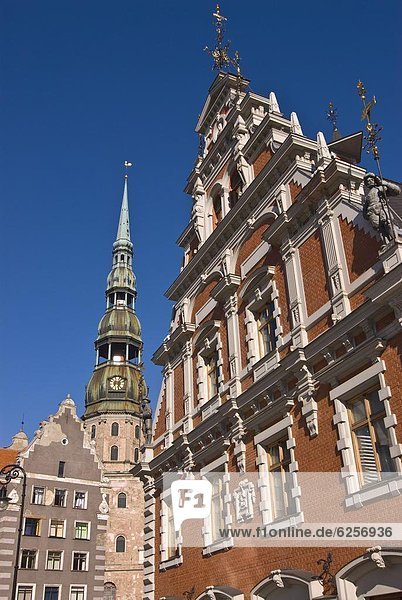 Europa  Gebäude  Kunst  Kirche  Quadrat  Quadrate  quadratisch  quadratisches  quadratischer  Riga  Hauptstadt  Lettland