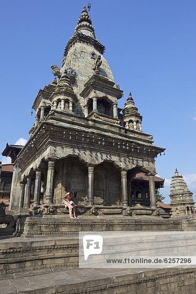 Vatsala Durga Temple  Durbar Square  Bhaktapur  UNESCO World Heritage site  Kathmandu Valley  Nepal  Asia