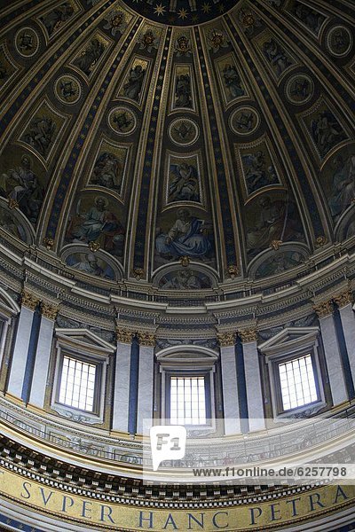 Kuppel  Rom  Hauptstadt  Europa  Latium  Kuppelgewölbe  Italien  Vatikan