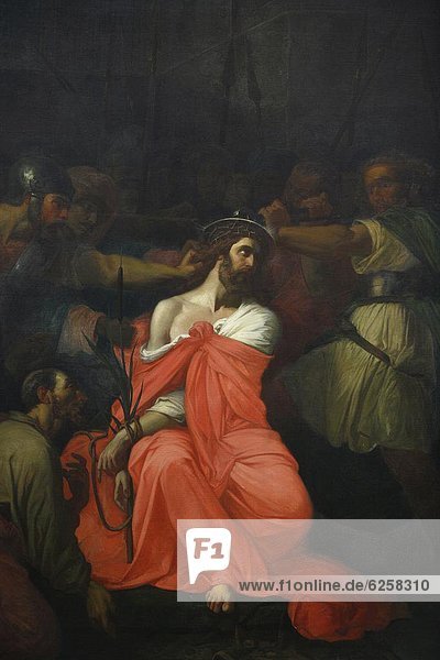 Painting of Christ's Passion  St. Gatien Cathedral  Tours  Indre-et-Loire  France  Europe