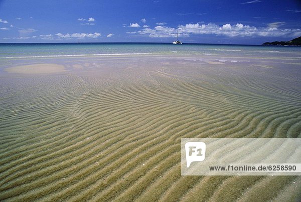 Strand  Sand  gewellt  Asien  Chaweng  Koh Samui  Thailand