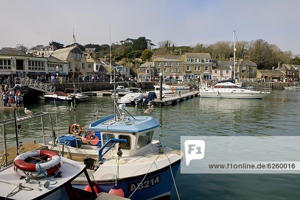 Padstow Harbour  Cornwall  England  United Kingdom  Europe