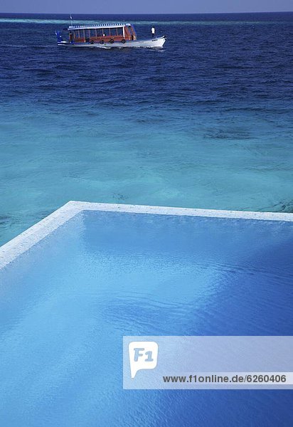 Private pool of Escape Water Villa at Coco Palm Bodu Hithi  Maldives  Indian Ocean  Asia