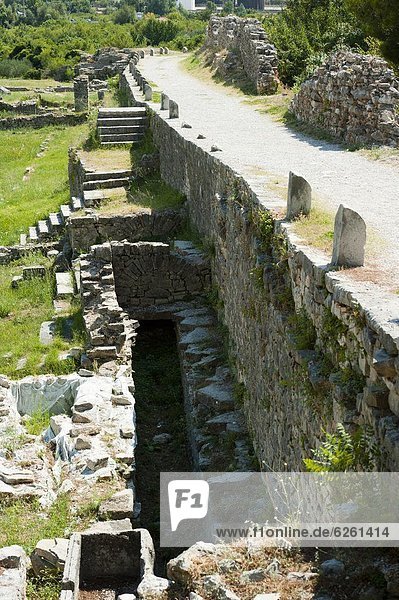 The Roman ruins of Solin (Salona)  region of Dalmatia  Croatia  Europe