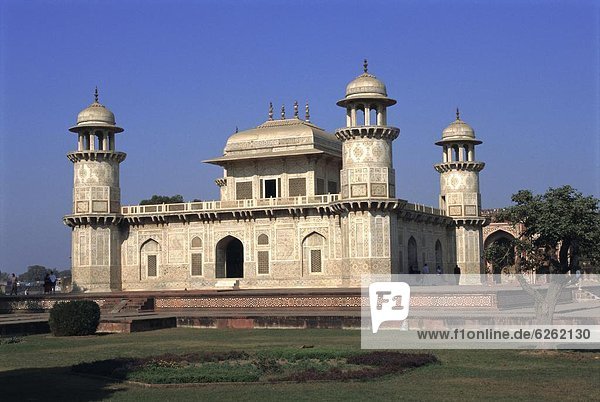 Ehefrau  bauen  Agra  Asien  Indien  Grabmal