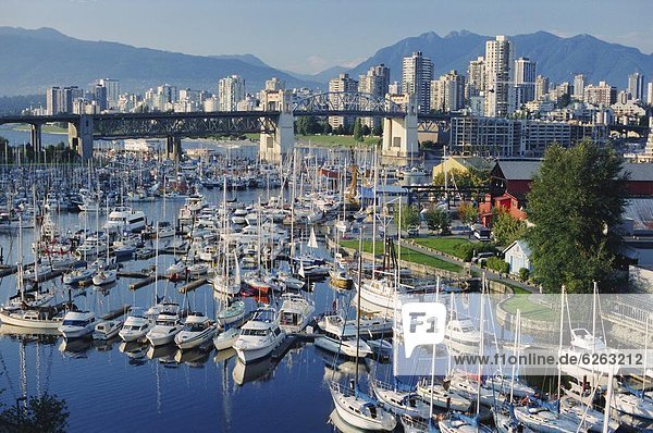 Großstadt  Jachthafen  British Columbia  Kanada  Vancouver