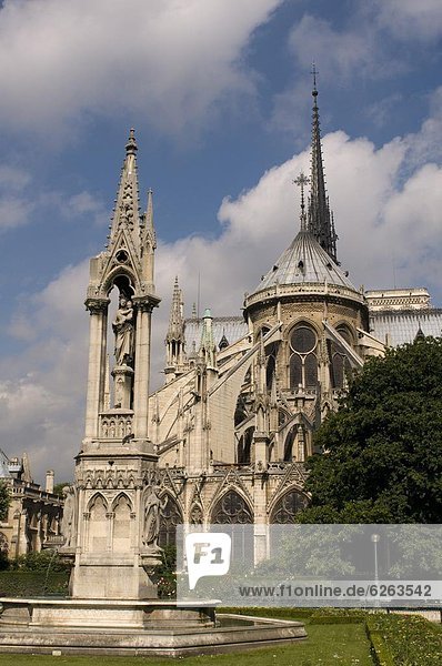 Kirche Notre-Dame  Paris  Frankreich