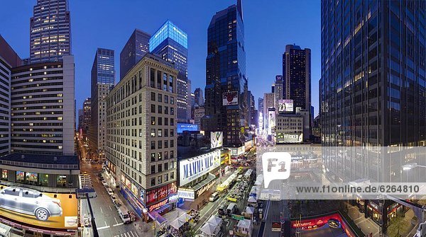 Broadway looking towards Times Square  Manhattan  New York City  New York  United States of America  North America