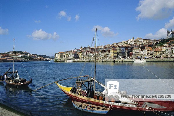 Hafen  Europa  Fluss  Containerschiff  Douro  Portugal