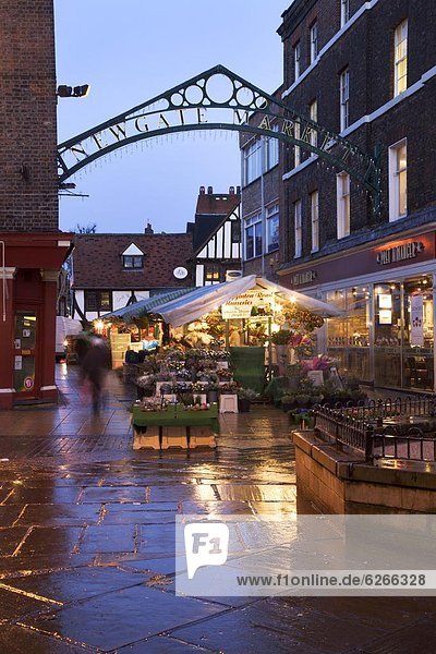 Newgate Market  York  Yorkshire  England  United Kingdom  Europe