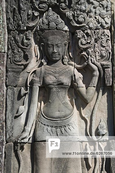 fünfstöckig  Buddhismus  Südostasien  UNESCO-Welterbe  Angkor  Angkor Thom  Asien  Bayon Tempel  Kambodscha  Siem Reap