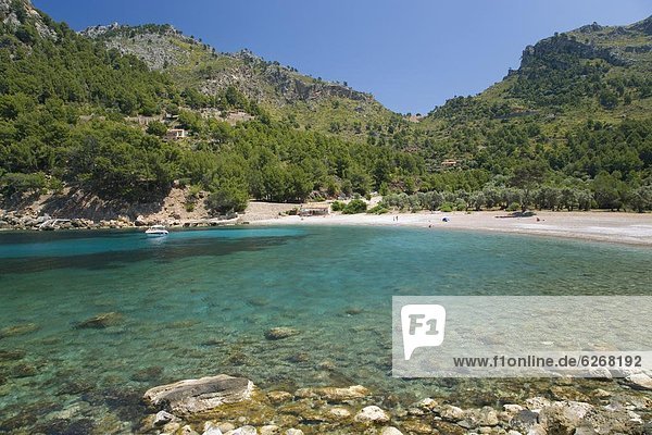 nahe Wasser Europa Ansicht Mallorca türkis Balearen Balearische Inseln Spanien