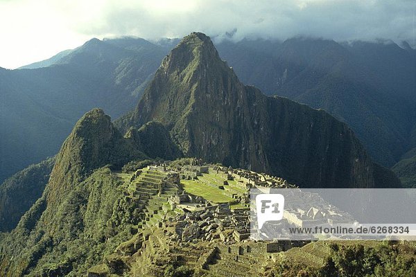 Machu Picchu  the lost city of the Incas  rediscovered in 1911  Peru  South America