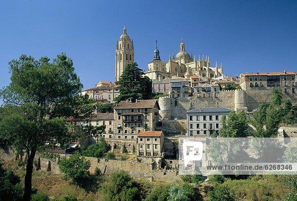 Gebäude  Kathedrale  Segovia  Spanien