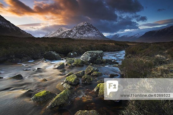Europa Großbritannien Highlands Boulder Schottland