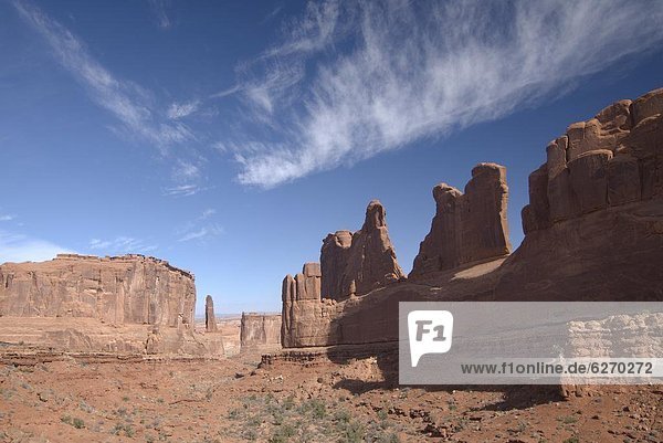 Vereinigte Staaten von Amerika USA Nordamerika Arches Nationalpark Park Avenue Utah