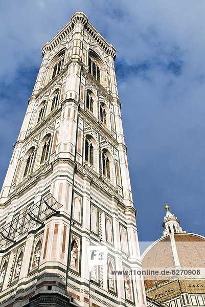 Europa  Kathedrale  Kirchturm  UNESCO-Welterbe  Florenz  Italien  Toskana