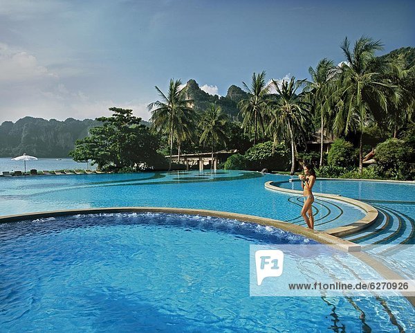 Pool  Rayavadee Resort  Krabi  Thailand  Southeast Asia  Asia