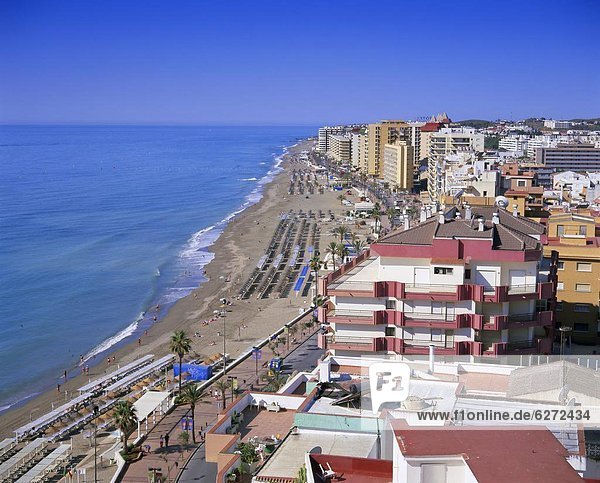 Europa, Strand, über, Ansicht, Ufer, Spanien