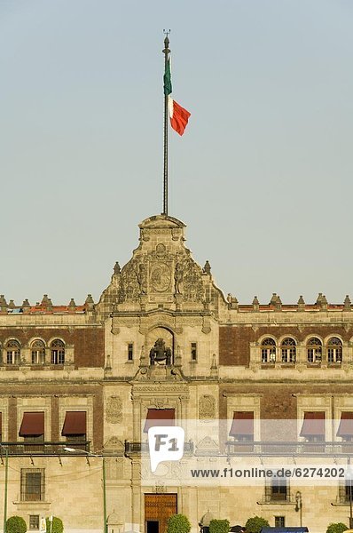 The 0tio0l Palace  Zocalo  Centro Historico  Mexico City  Mexico  North America