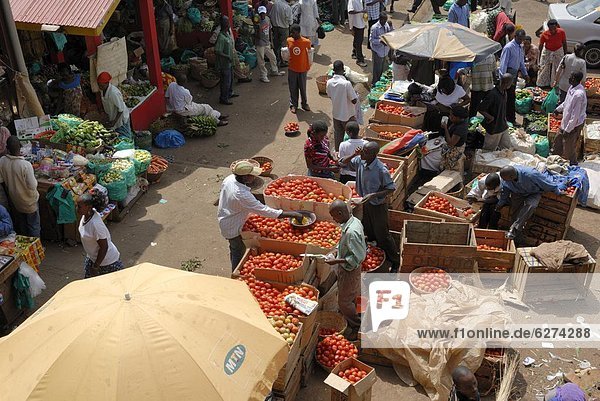 Nakasero Markt  Kampala  Uganda  Ostafrika  Afrika