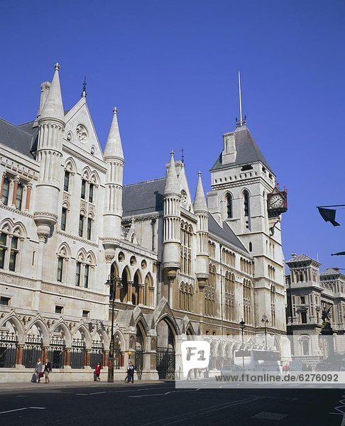 Gerichtsgebäude  Europa  Großbritannien  London  Hauptstadt  Monarchie  Gerechtigkeit  Gesetz  England