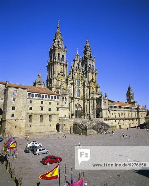 Europa UNESCO-Welterbe Galicien Santiago de Compostela Spanien