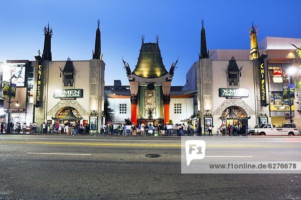 Grauman's Chinese Theatre  Hollywood Boulevard  Los Angeles  California  United States of America  North America